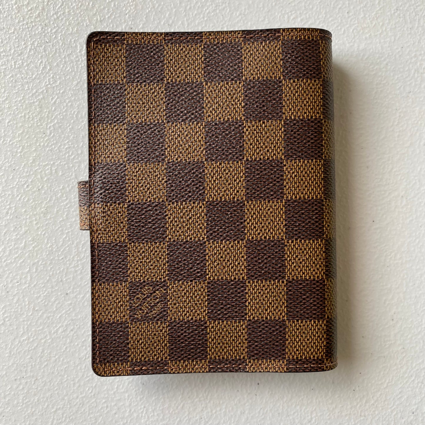 Louis Vuitton ca1004 brown damier agenda planner PM Authentic with COA