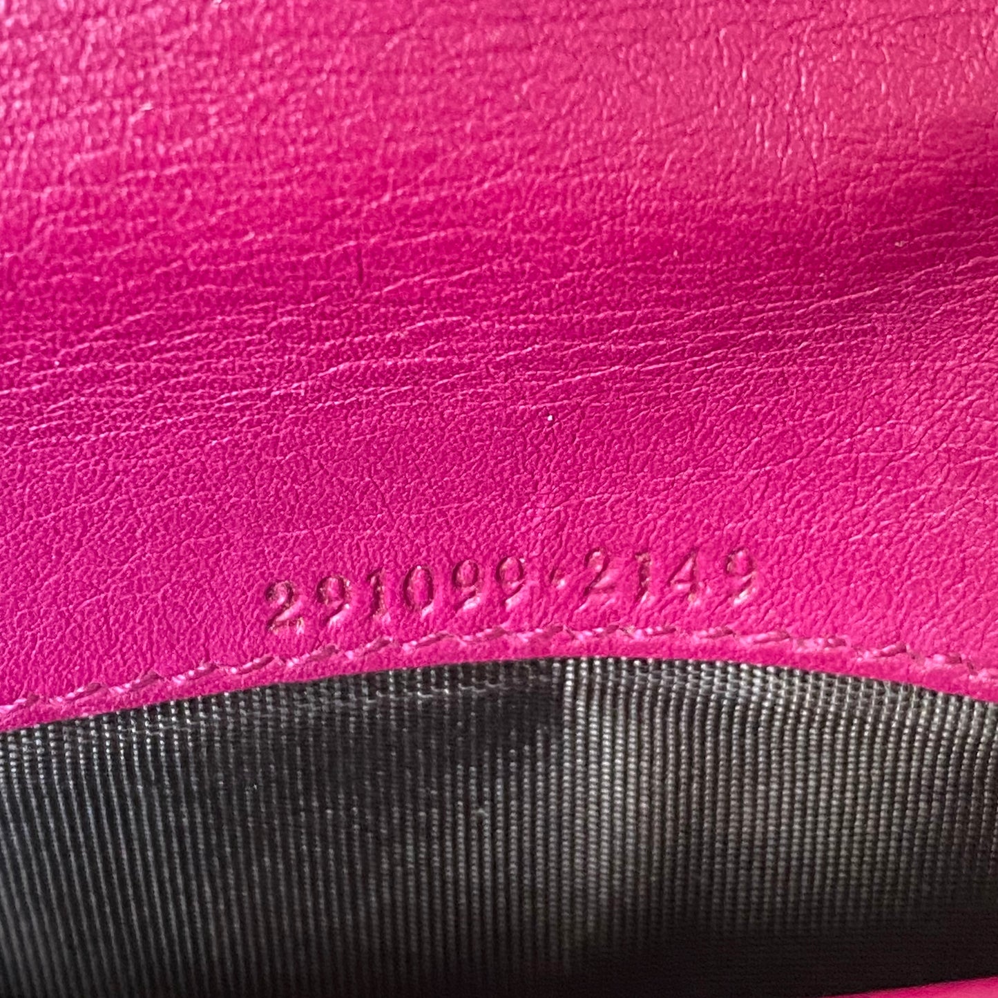 Gucci pink micro GG long leather wallet Authentic with COA 7.5x4.1