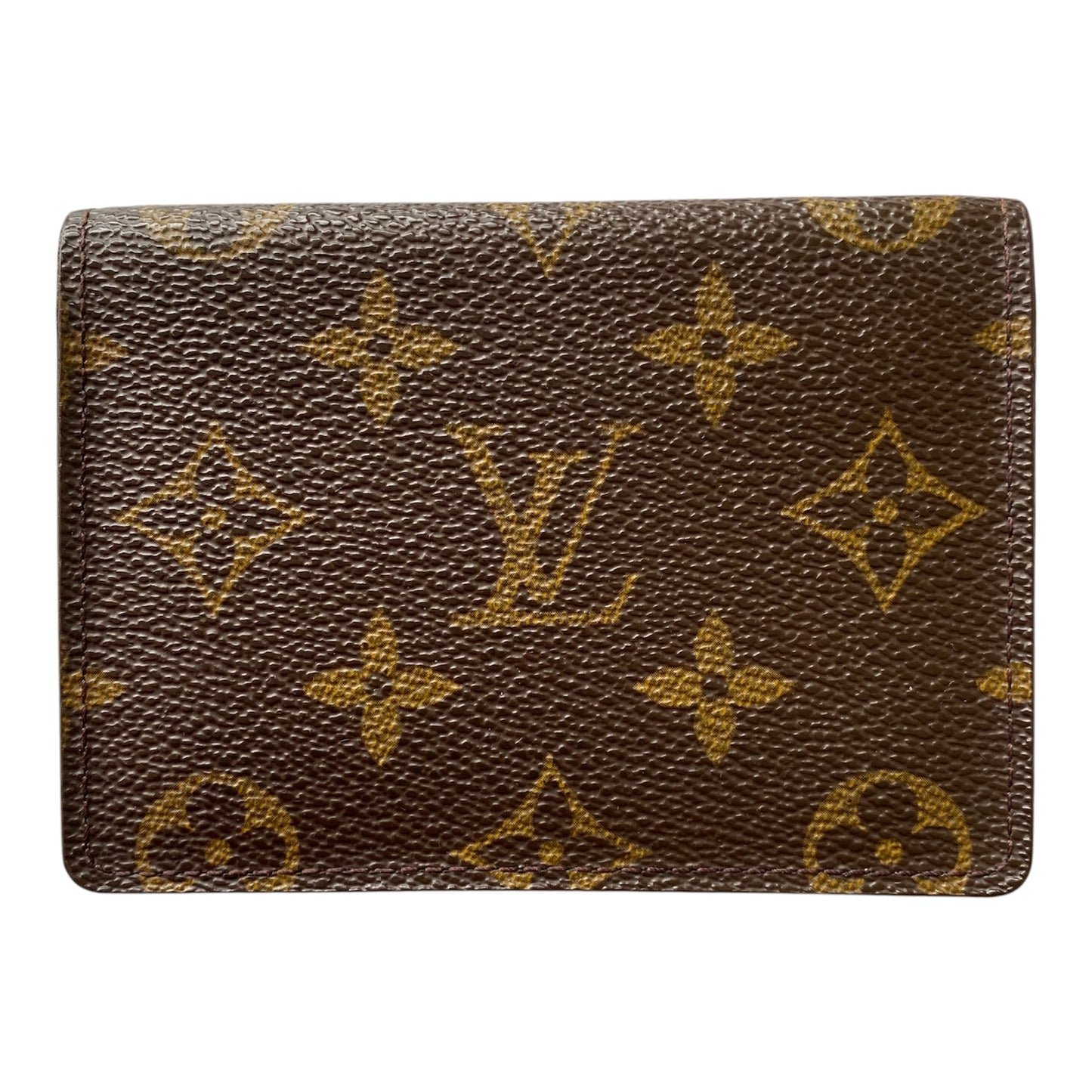 Louis Vuitton monogram ID pass card holder CA1929 Authentic with COA 4.5x3.3