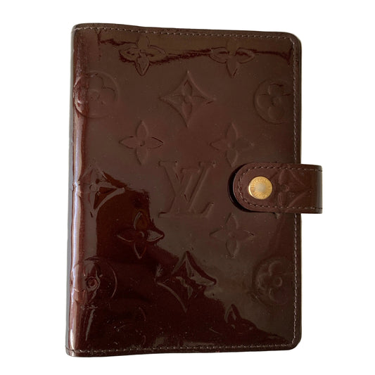 Louis Vuitton Vernis monogram agenda PM CA4131 authentic with COA