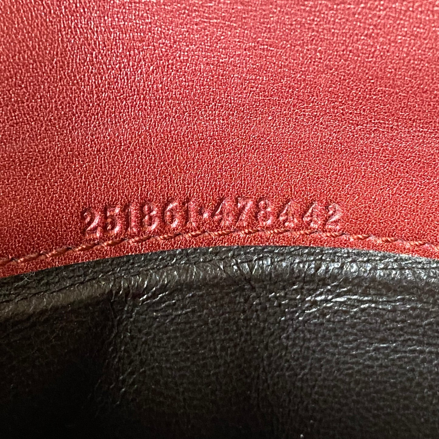 Gucci GG monogram long heart long leather wallet Authentic with COA 7.5x4