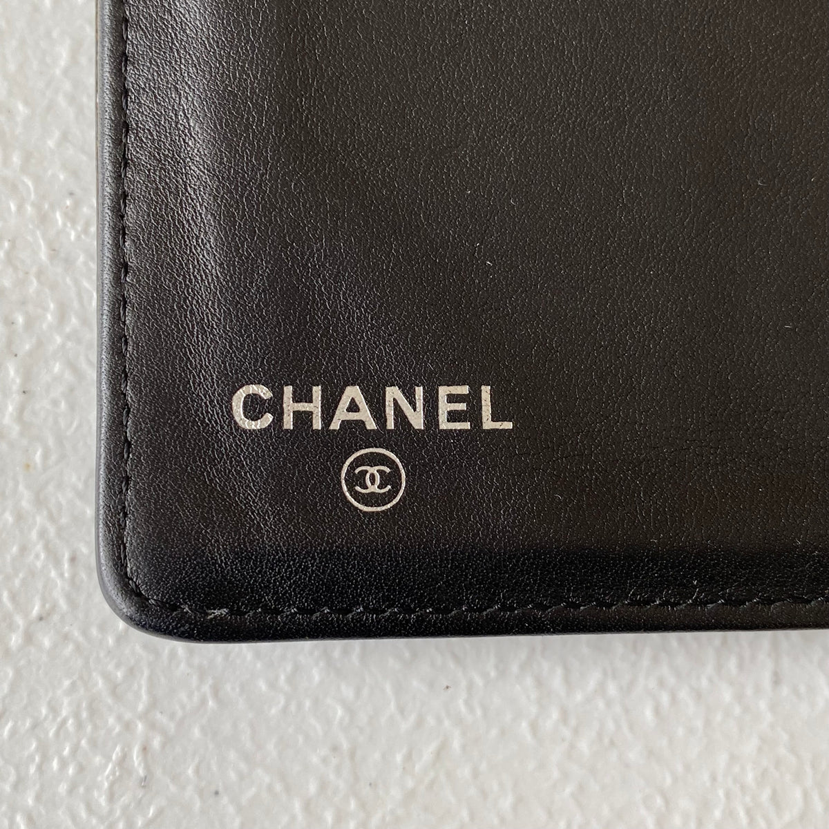 Chanel deep green patent leather long wallet Authentic with COA 7.2x4.2x0.7