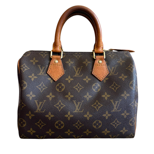 Louis Vuitton monogram speedy 25 bag MI1901 authentic with COA