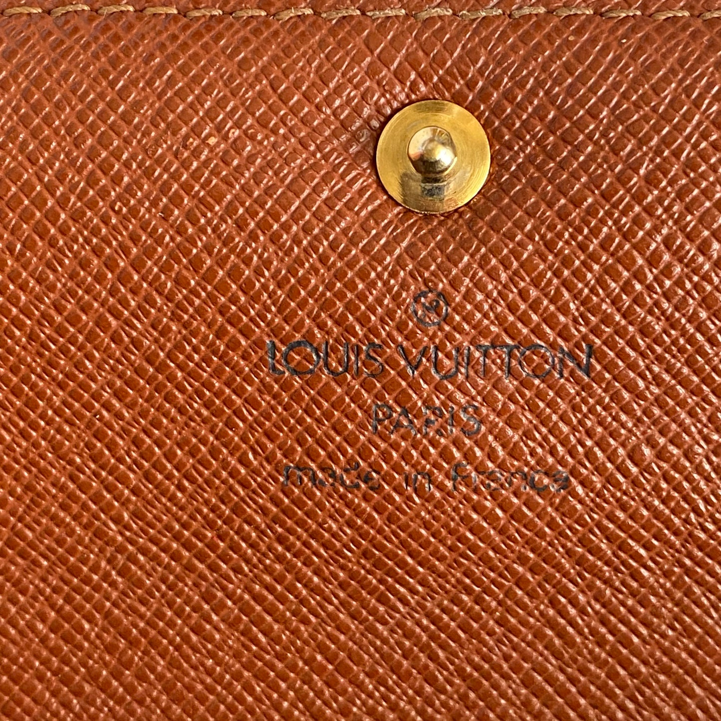 Louis Vuitton monogram long wallet TH0037 Authentic with COA 7.3x4.2