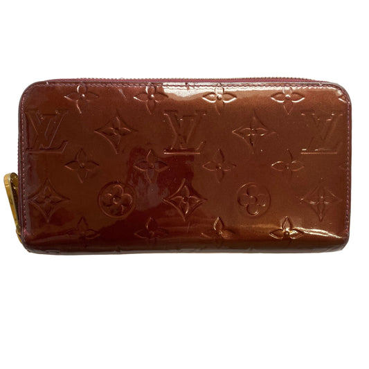 Louis Vuitton monogram vernis zippy wallet SP3130 Authentic with coa