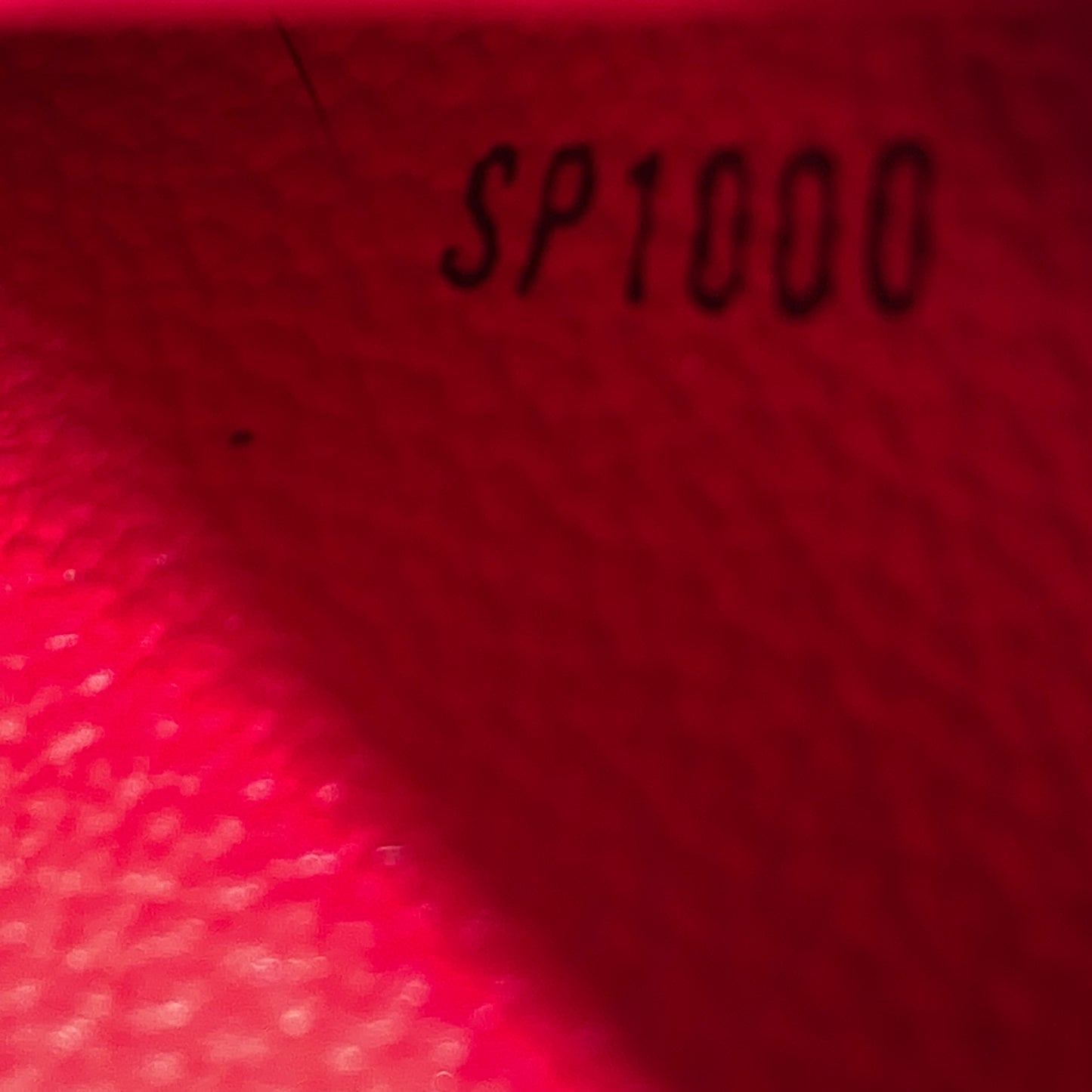 Louis Vuitton red Epi leather cosmetic bag SP1000 authentic with COA