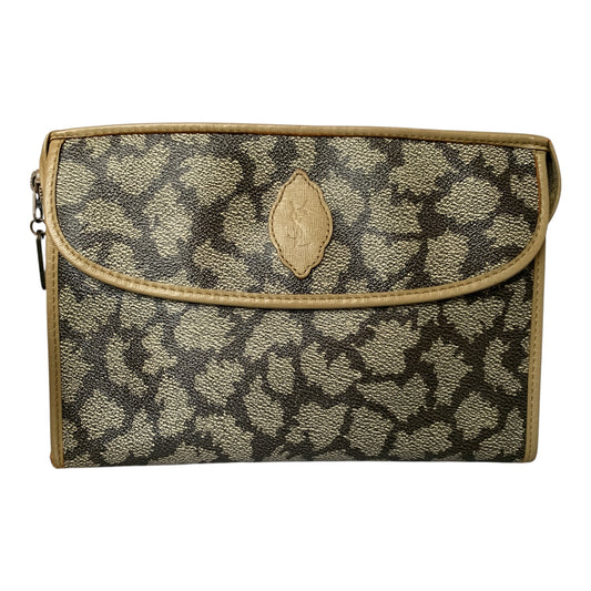 Yves Saint Laurent vintage giraffe pouch bag authentic with COA
