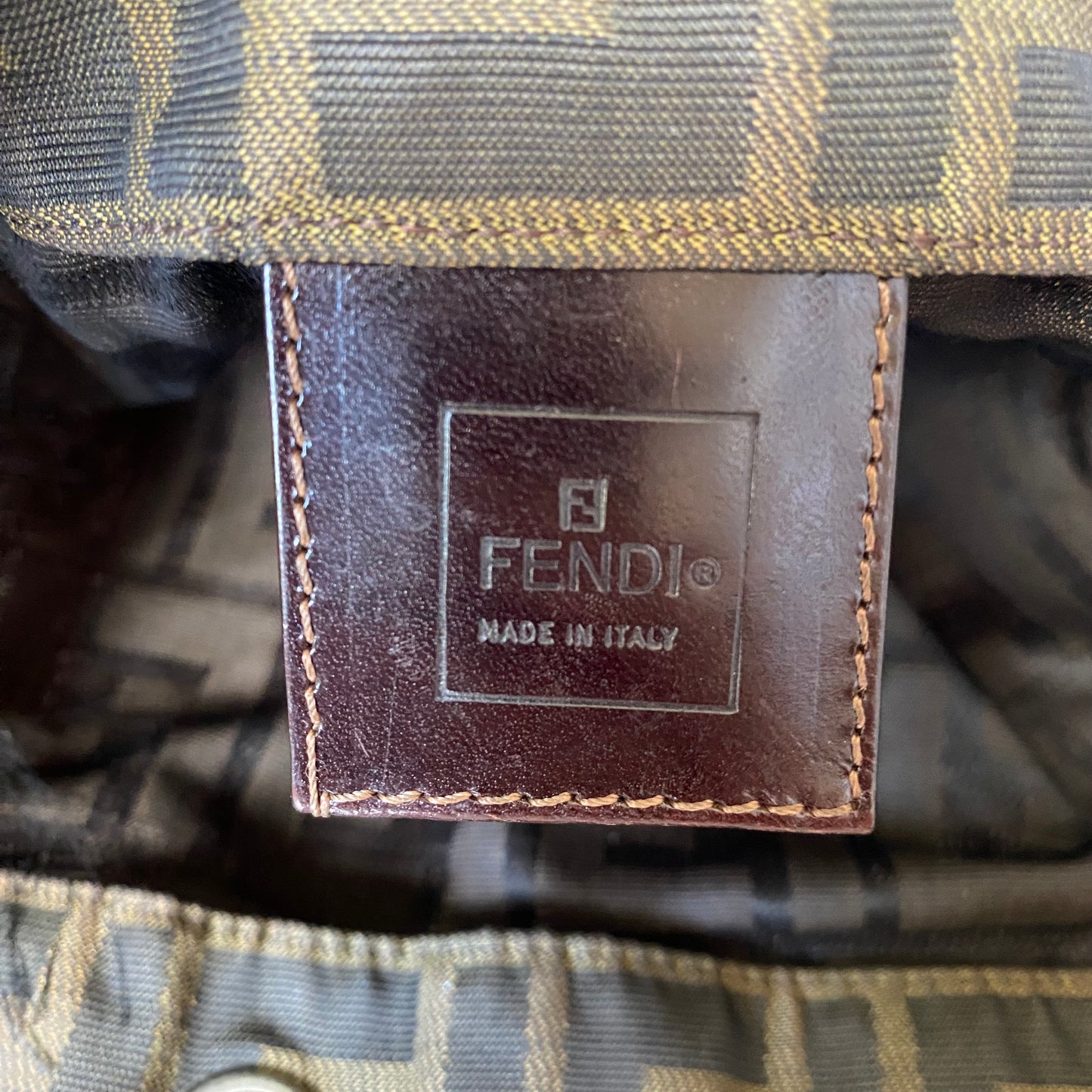 Fendi FF monogram tote bag handbag Authentic with COA