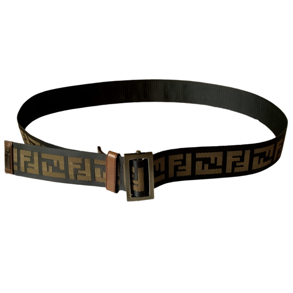 Authentic FENDI unisex monogram belt