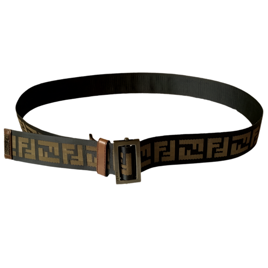 Authentic FENDI unisex monogram belt