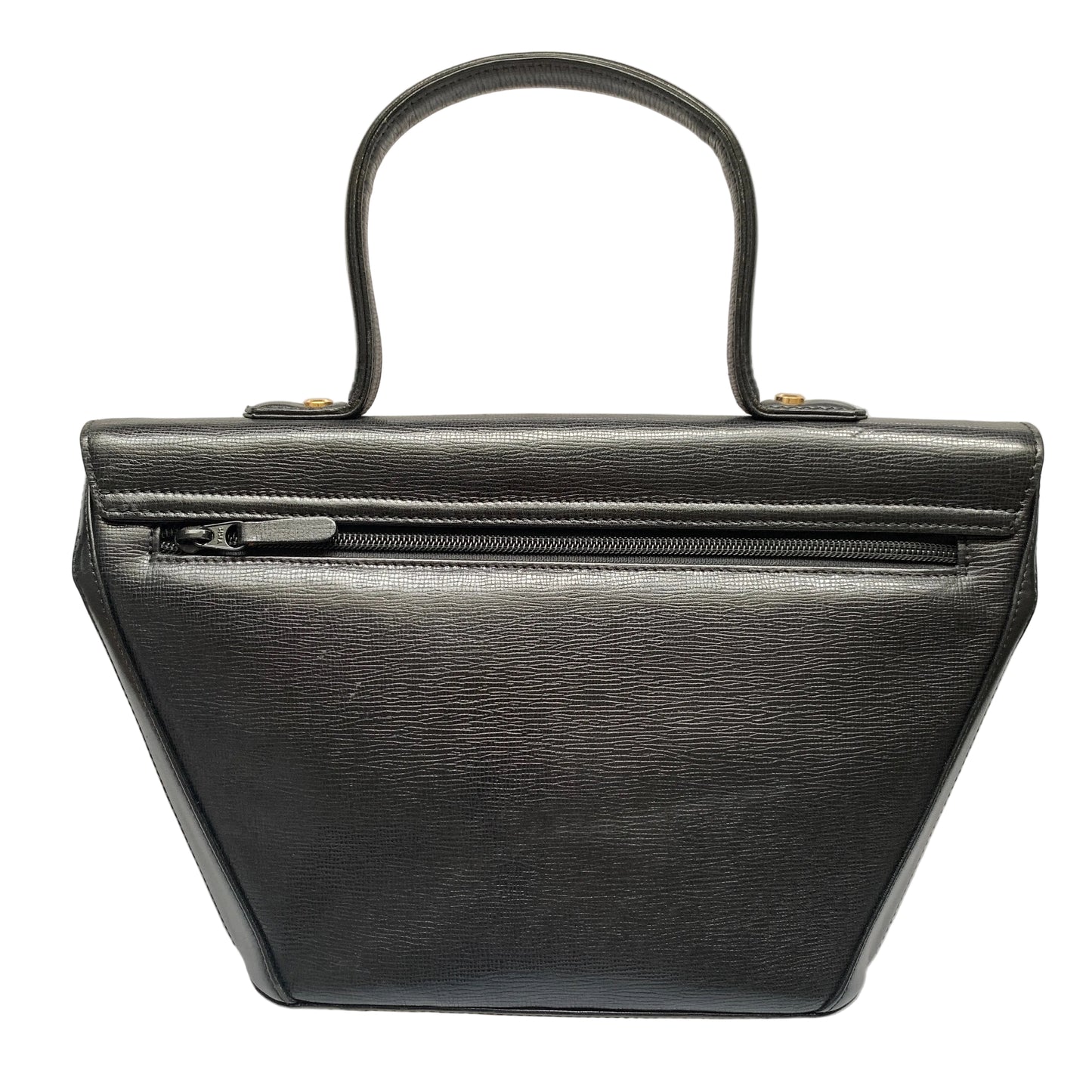Givenchy 2G logo geometric black leather tote bag Authentic with COA 12.7x8x3.5
