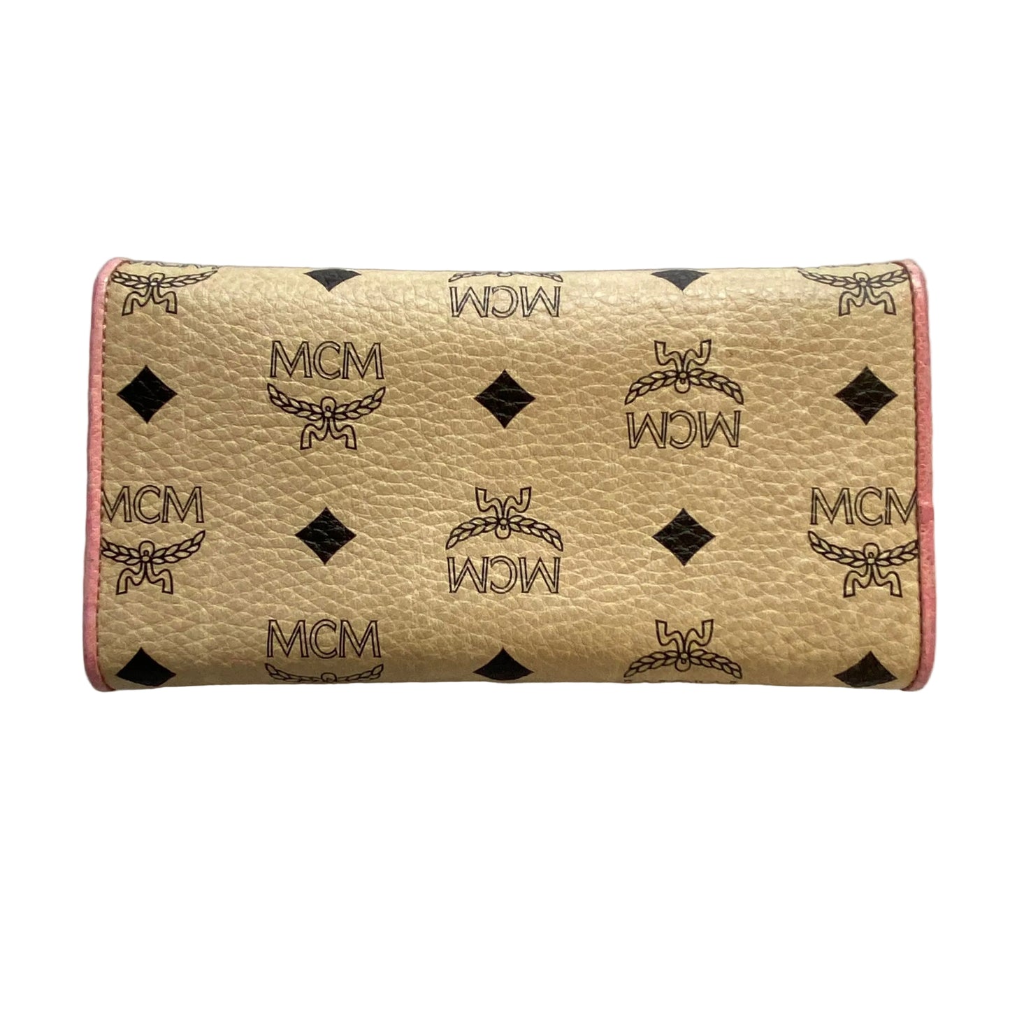 MCM videos long wallet Authentic with COA box dusty 7x3.7