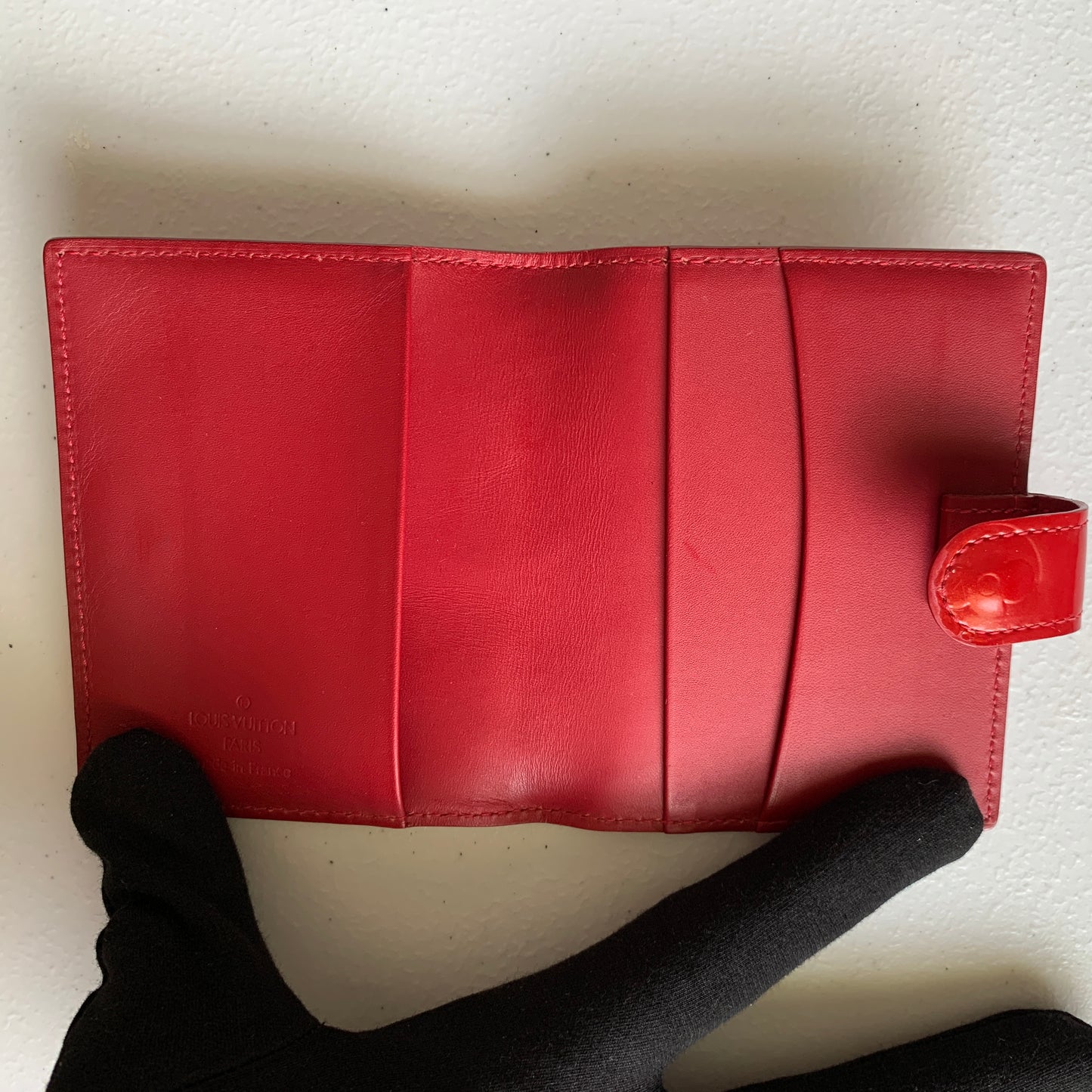 Louis Vuitton ted monogram vernis card holder TH0017 authentic with COA
