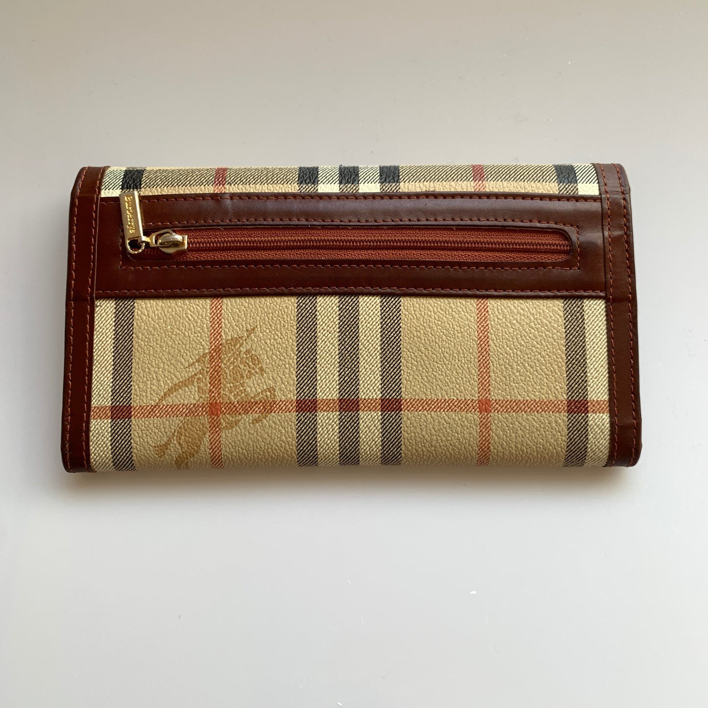 Burberry vintage nova check women’s long wallet authentic with COA