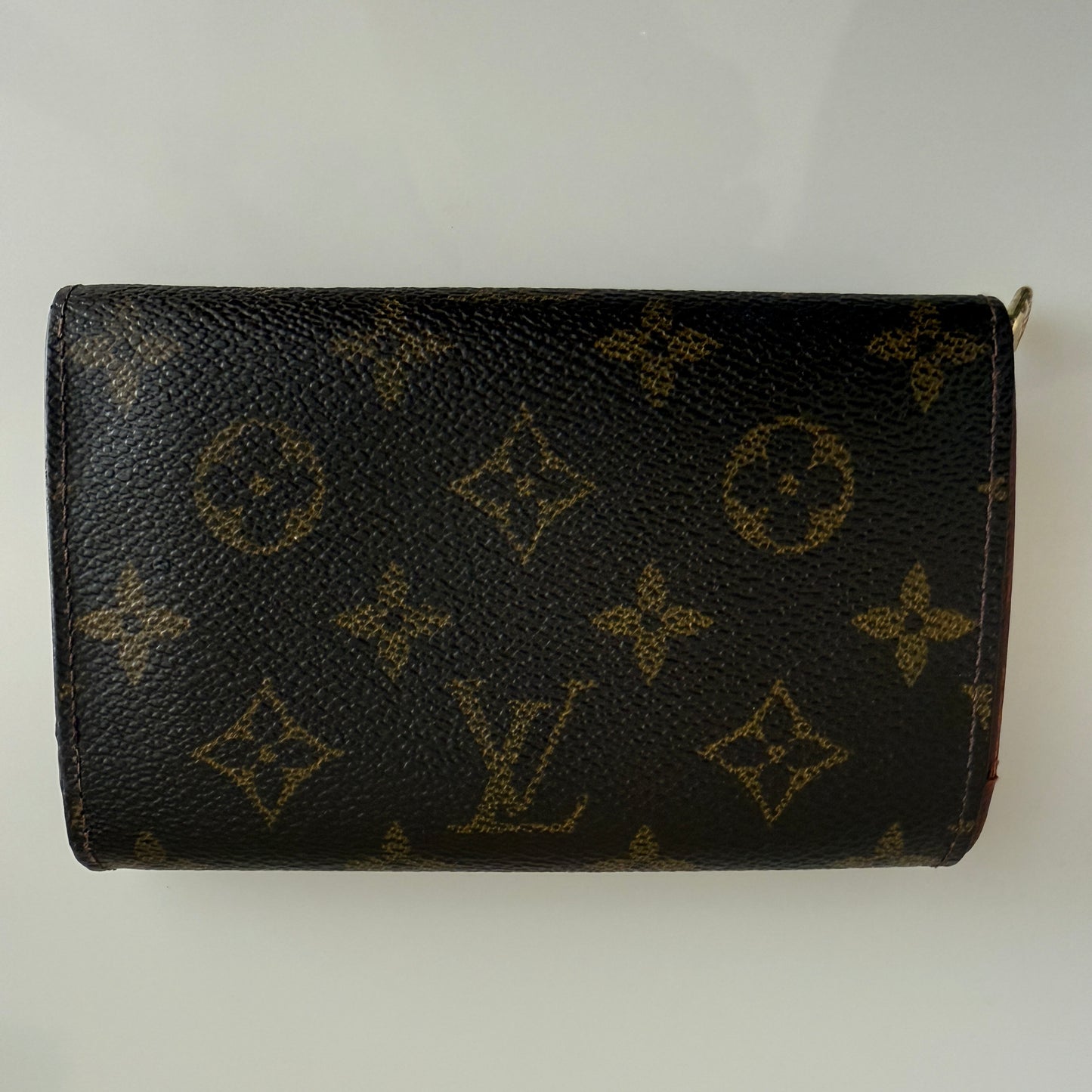 Louis Vuitton monogram compact wallet authentic with COA