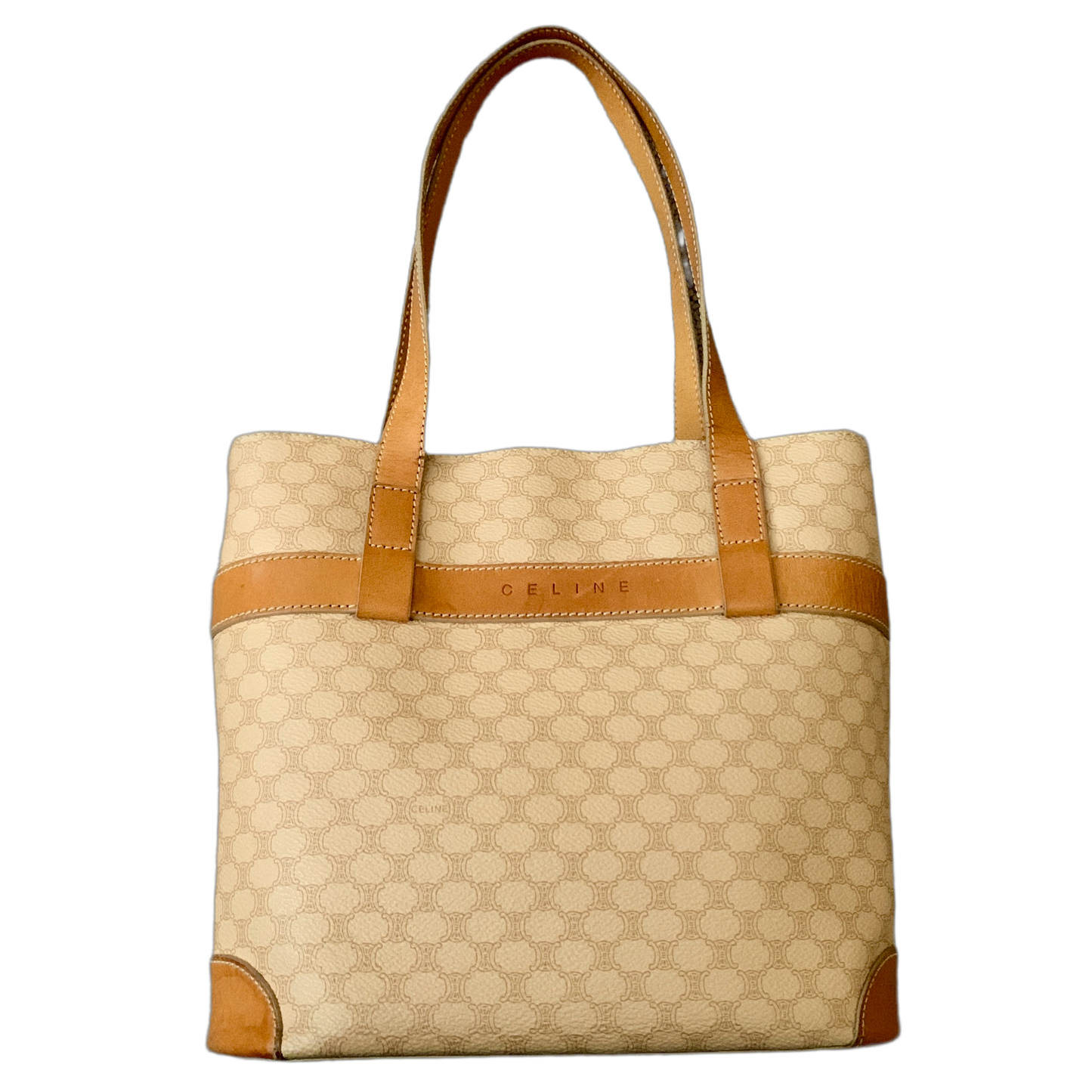 Authentic Celine women’s vintage triumph tote bag