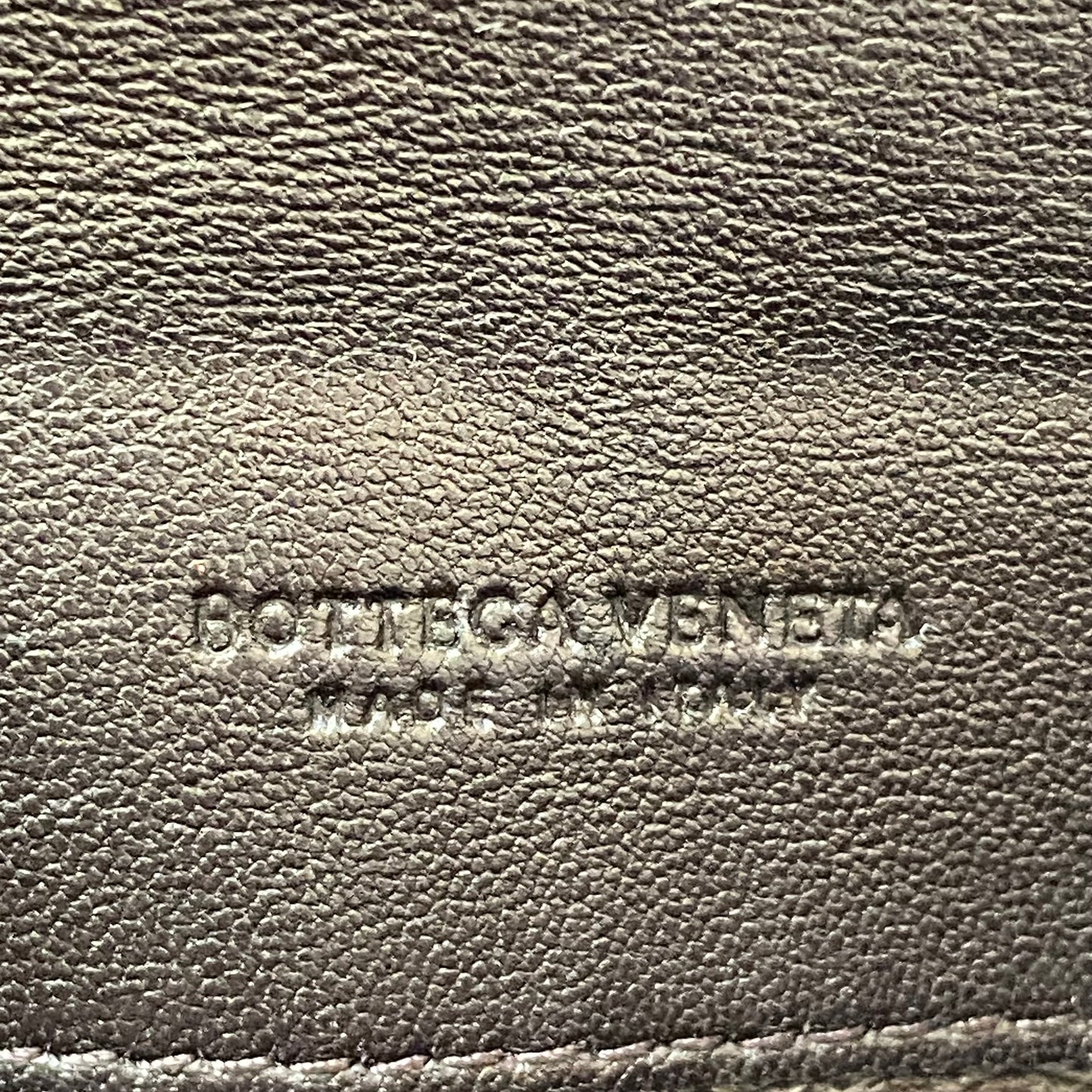 Bottega Veneta intrecciata brown leather long wallet BO5621459I Authentic with coa