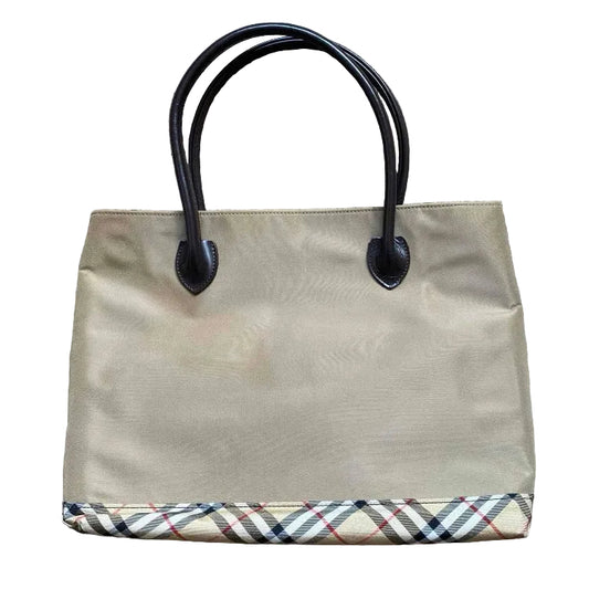 Burberry nuova check tote bag authentic with COA 13.3x10x5.3