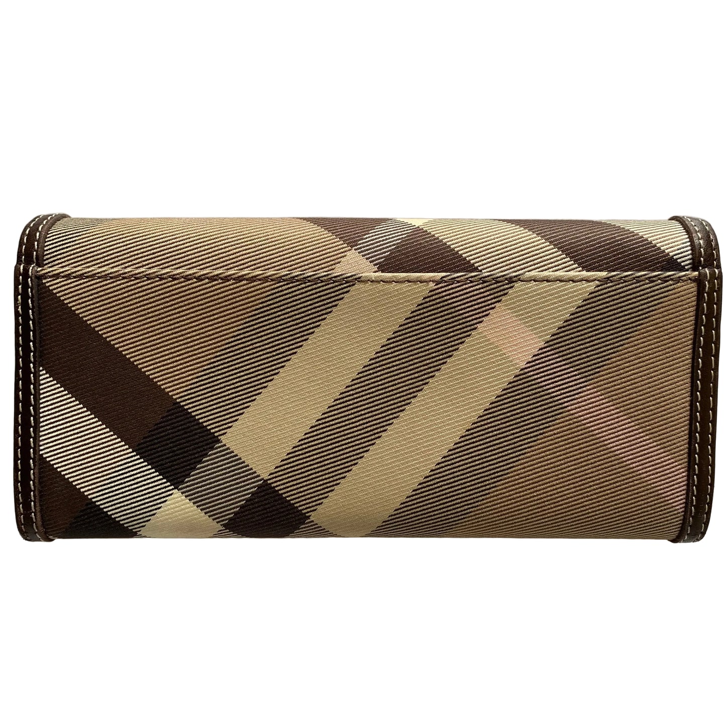 Burberry check long wallet Authentic with COA 7.5x3.6