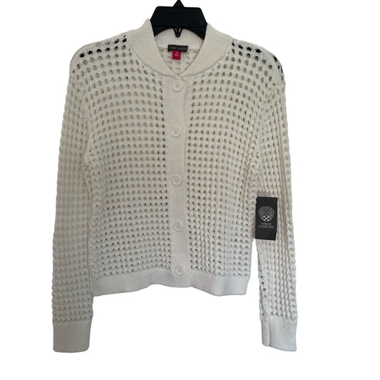 Vince Camuto Womens NWT white button cardigan sweater