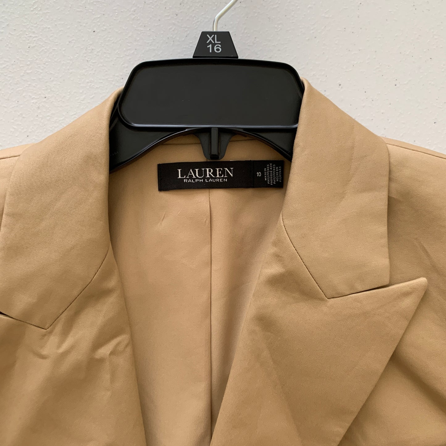 Lauren Ralph Lauren Women’s NWOT tan Blazer Jacket Size 10
