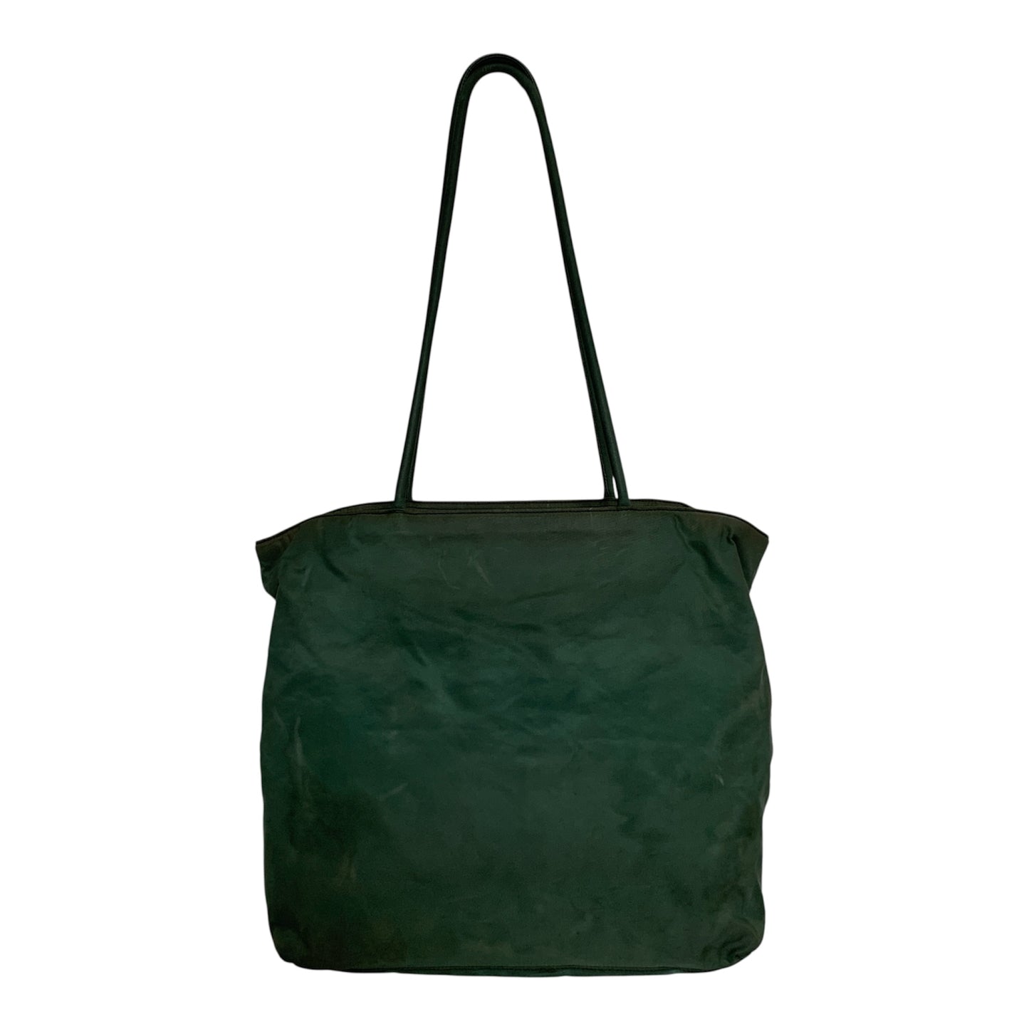 PRADA green nylon shoulder bag Authentic with COA 14.5x11.2x3.5