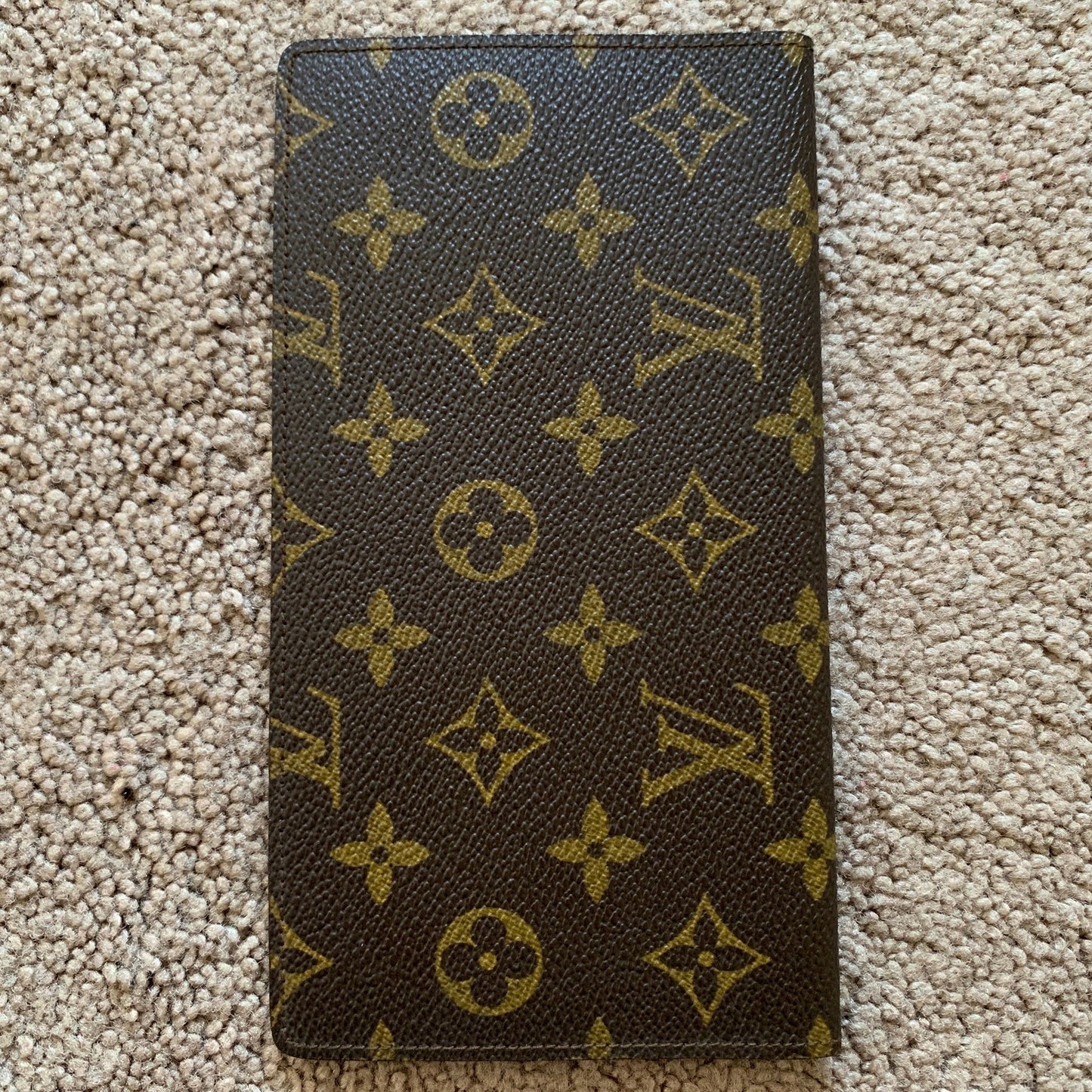 LV1055 Louis Vuitton men's monogram long wallet card holder