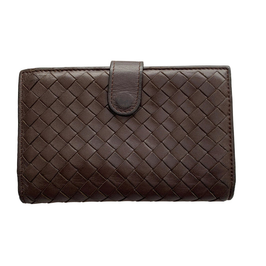 Bottega Veneta women’s wallet brown leather authentic with COA