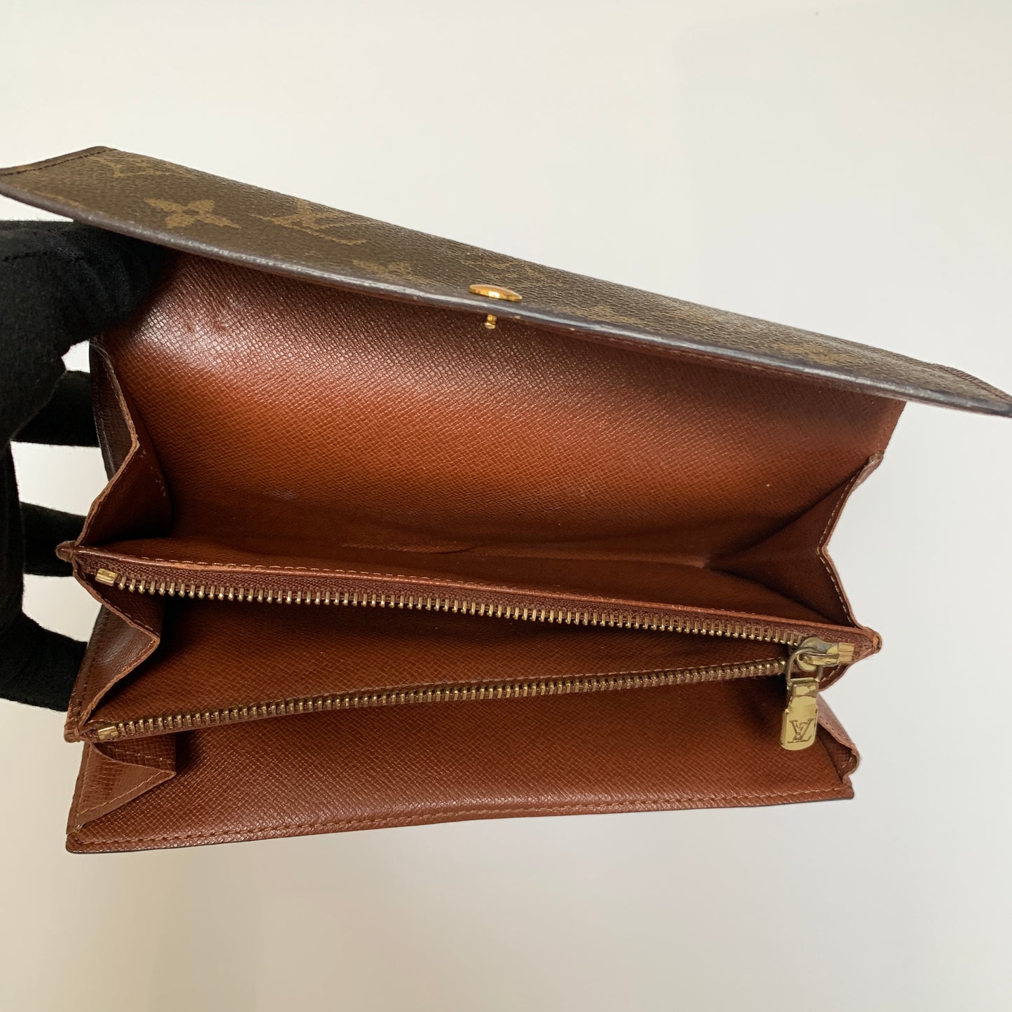 Louis Vuitton monogram Sarah long wallet TH0061 Authentic with COA