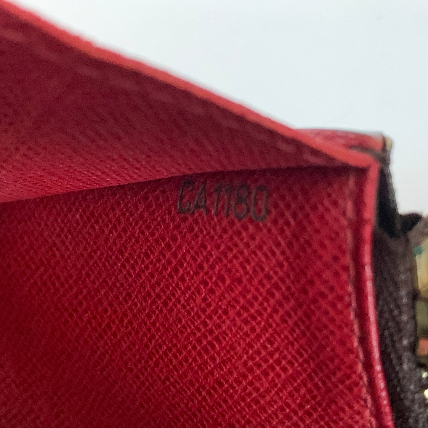 Louis Vuitton monogram Emily long wallet XA1180 Authentic with COA