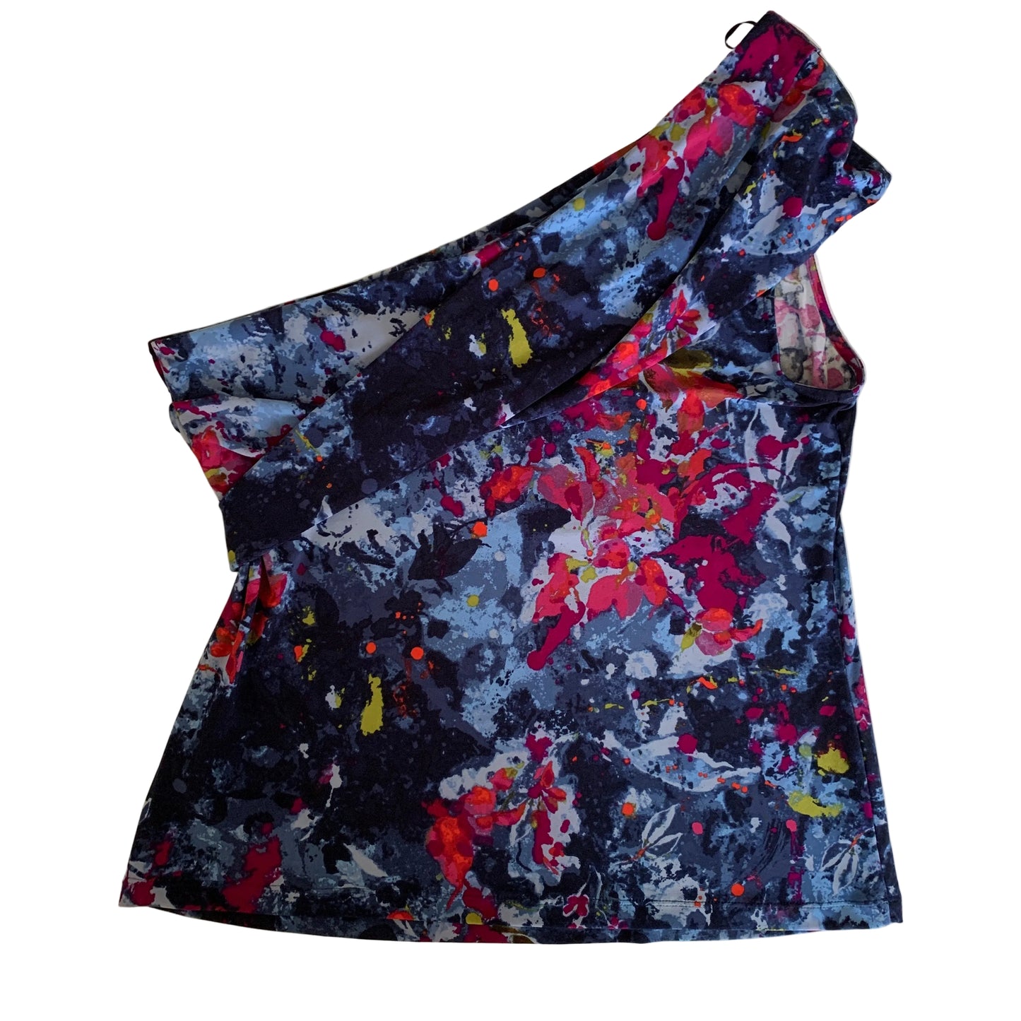 Lauren Ralph Lauren Women’s NWT blue one shoulder blouse top size large