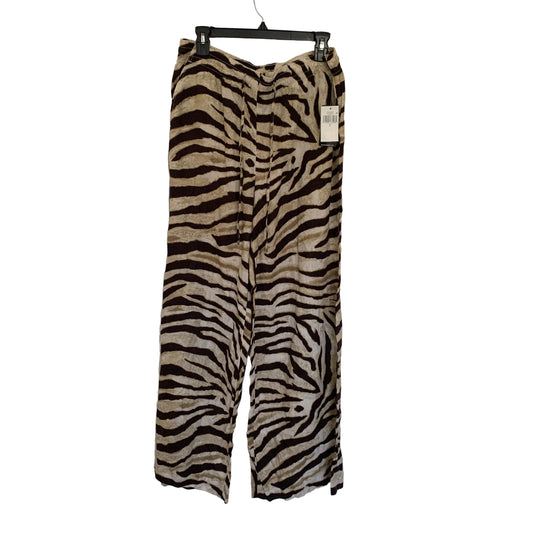 Lauren Ralph Lauren womens NWT animal print linen pants size L
