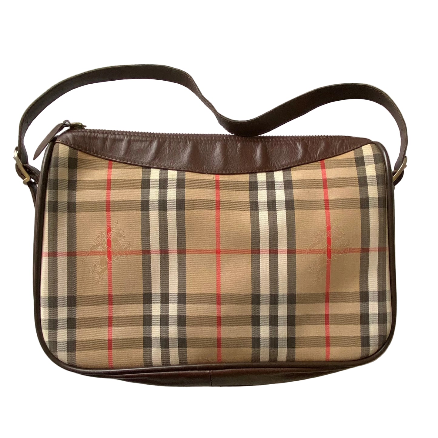 Burberry vintage classic check shoulder bag Authentic with COA 12x9x2.6