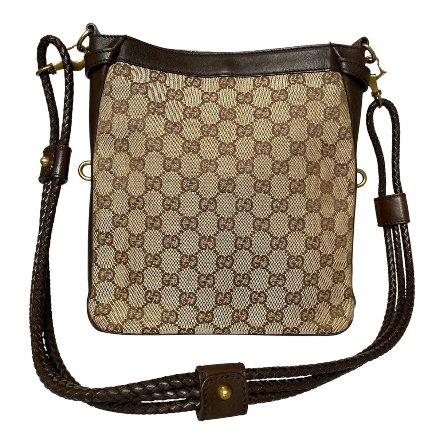 Gucci monogram 2 way crossbody shoulder bag Authentic with COA