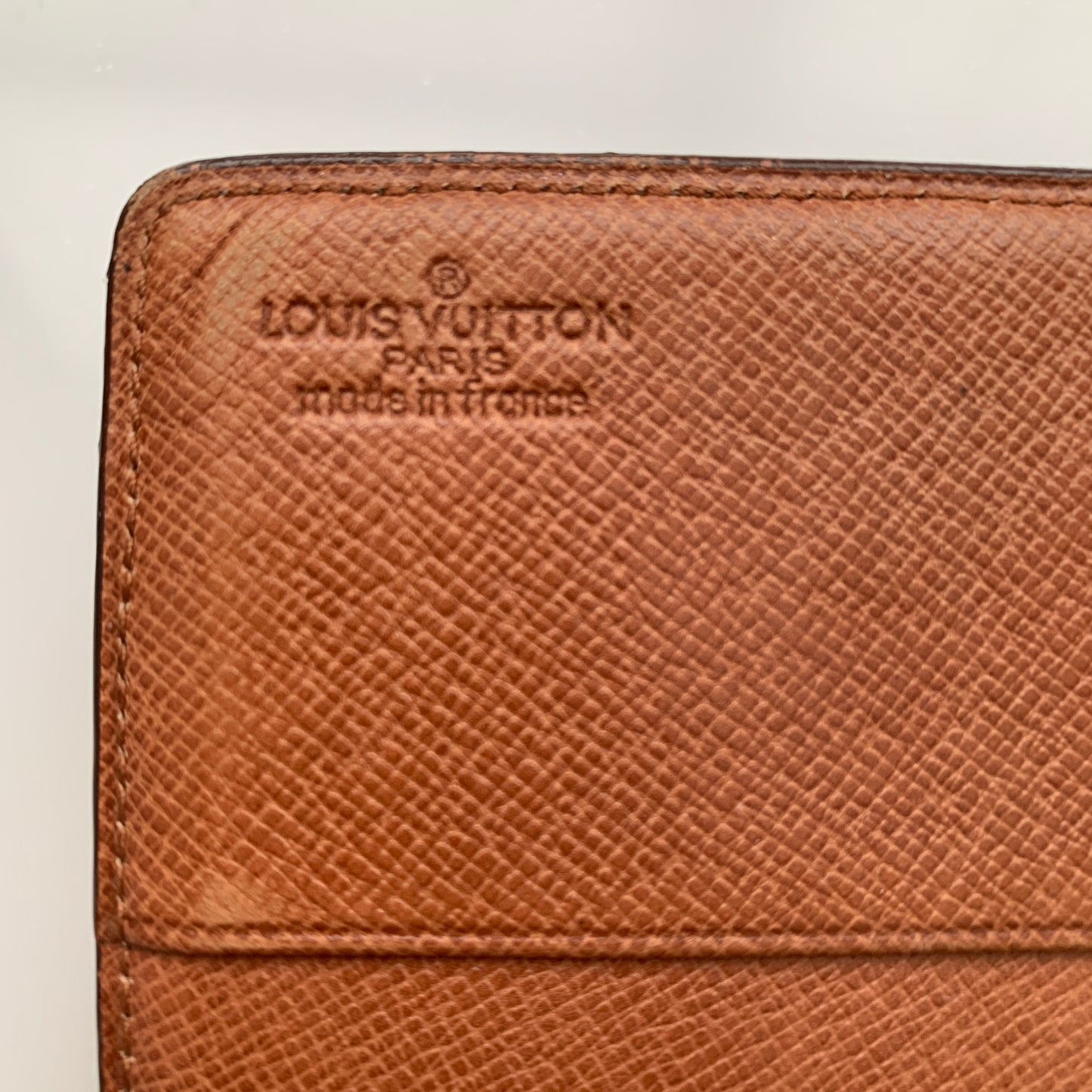 Louis Vuitton long wallet card holder unisex 872ET authentic with COA