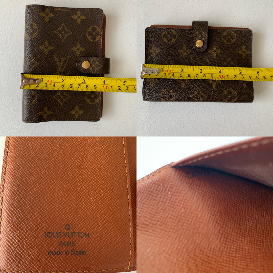 Louis Vuitton monogram agenda Planner unisex PM ca1929 authentic with COA