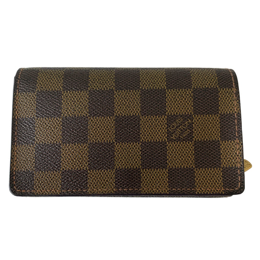 Louis Vuitton brown damier ebene Wallet Mc3098 authentic with COA