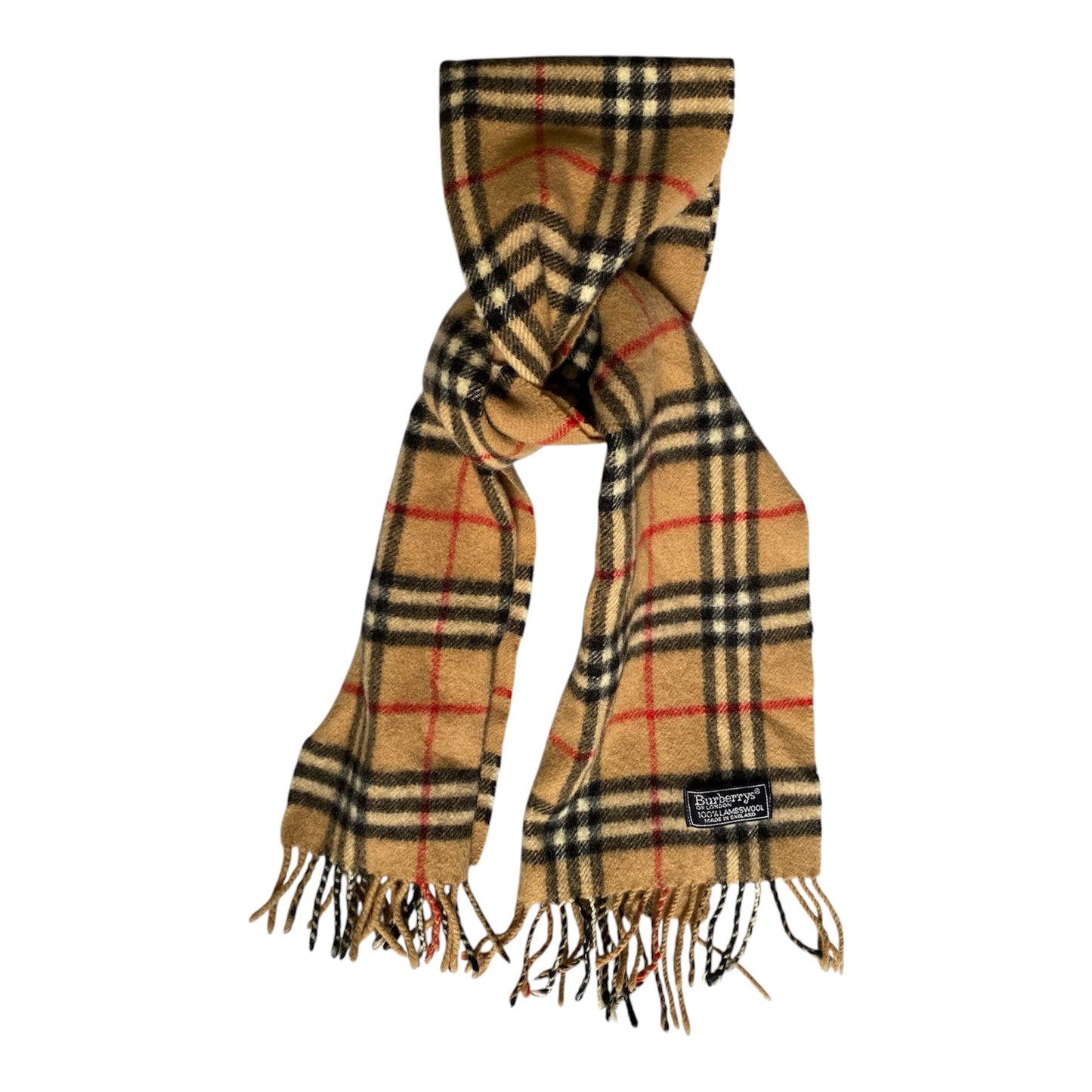 Burberry nova check wool unisex scarf Authentic with COA 50 inch long