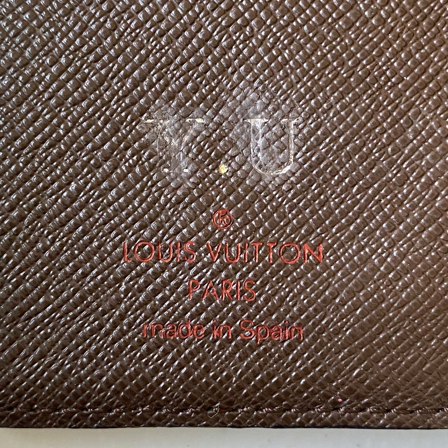 Louis Vuitton damier ebene agenda CA5008 Authentic with COA