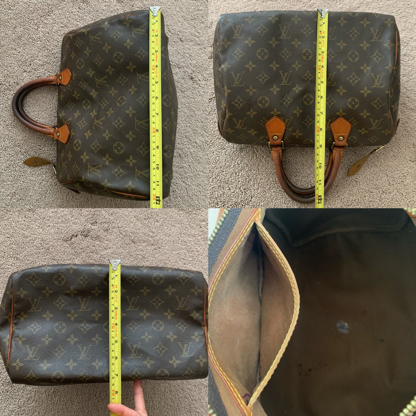 Authentic Louis Vuitton vintage speedy 30 handbag