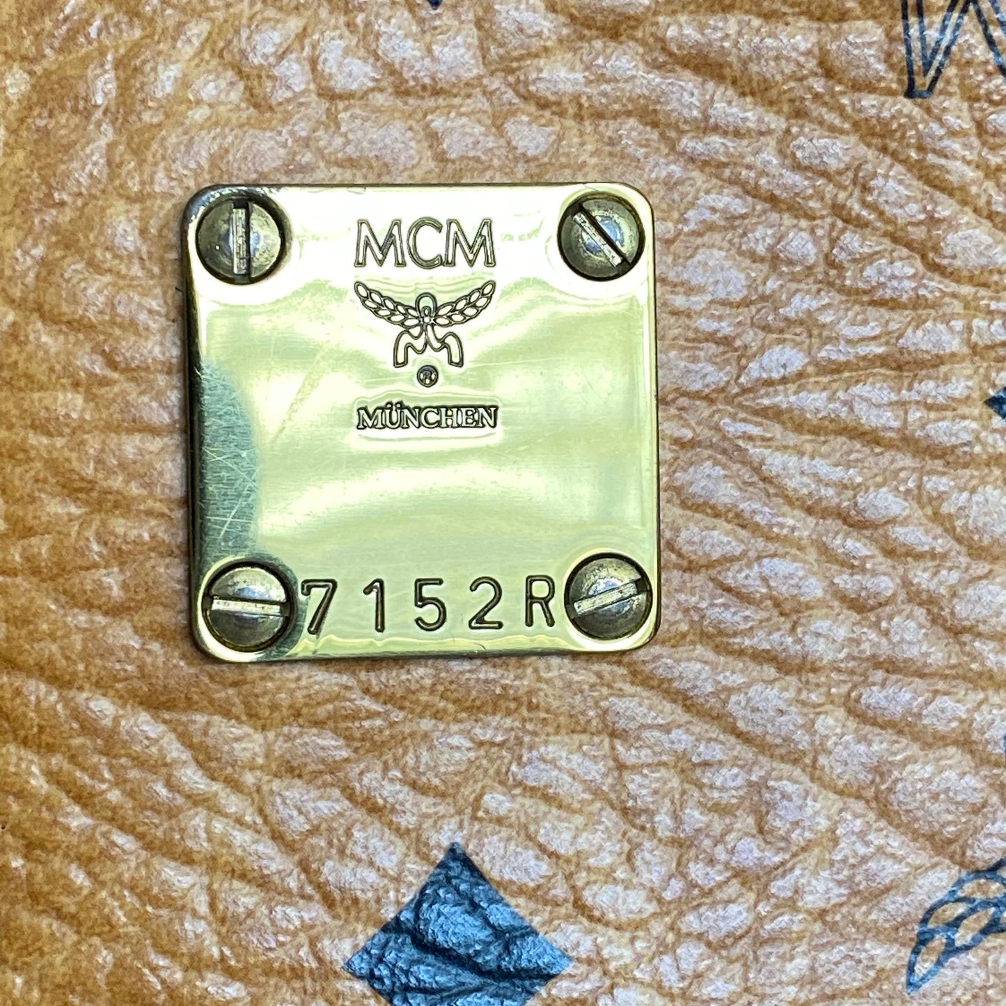 MCM cognac Boston bag authentic with