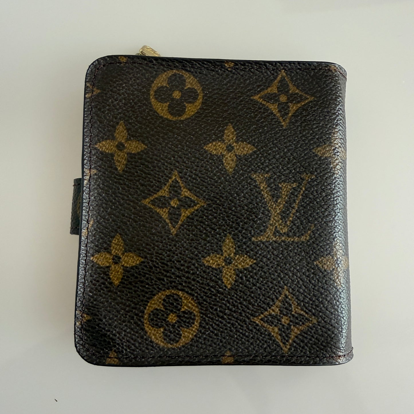 Louis Vuitton monogram compact wallet authentic with COA CA1918