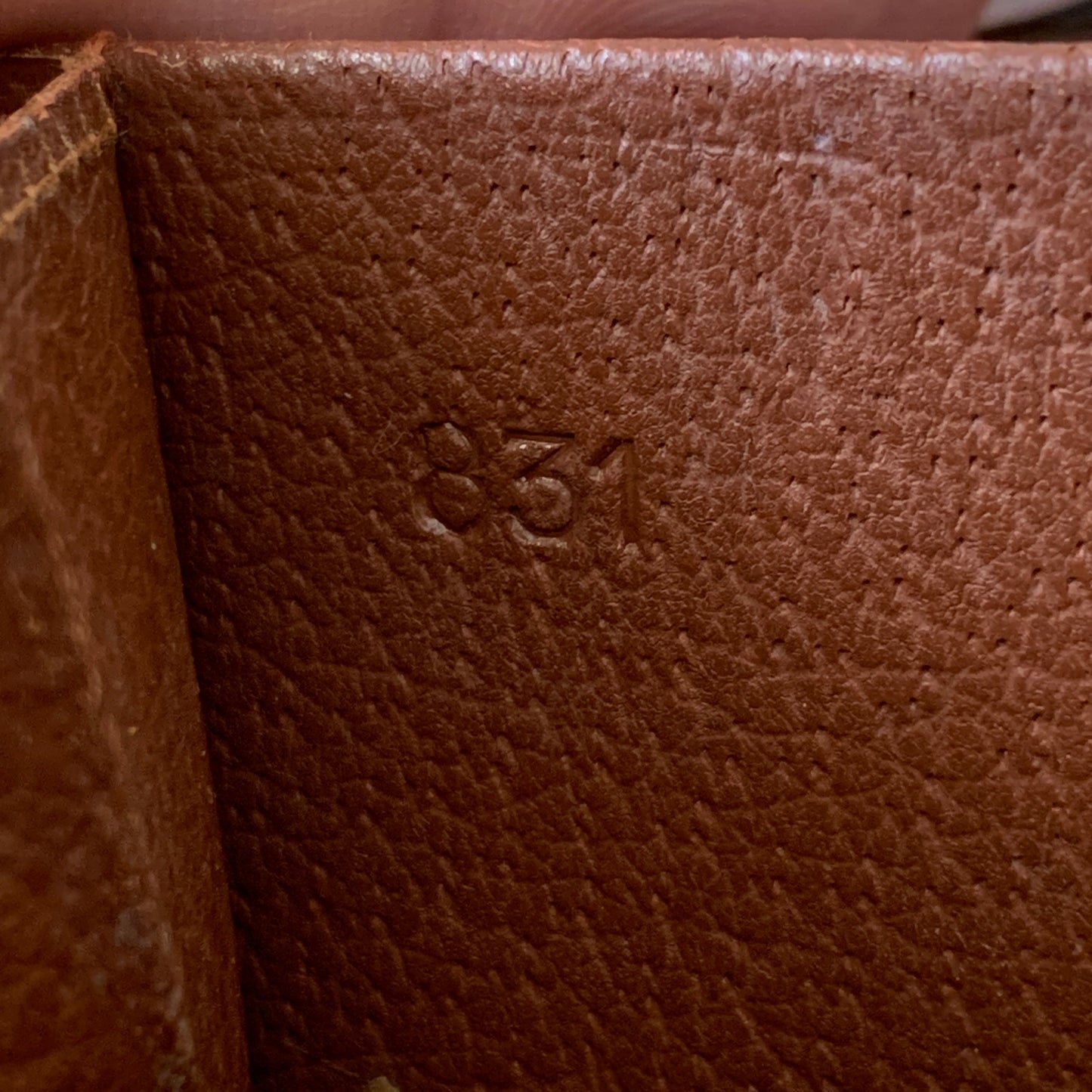 Louis Vuitton monogram compact unisex Wallet 831 Authentic with COA