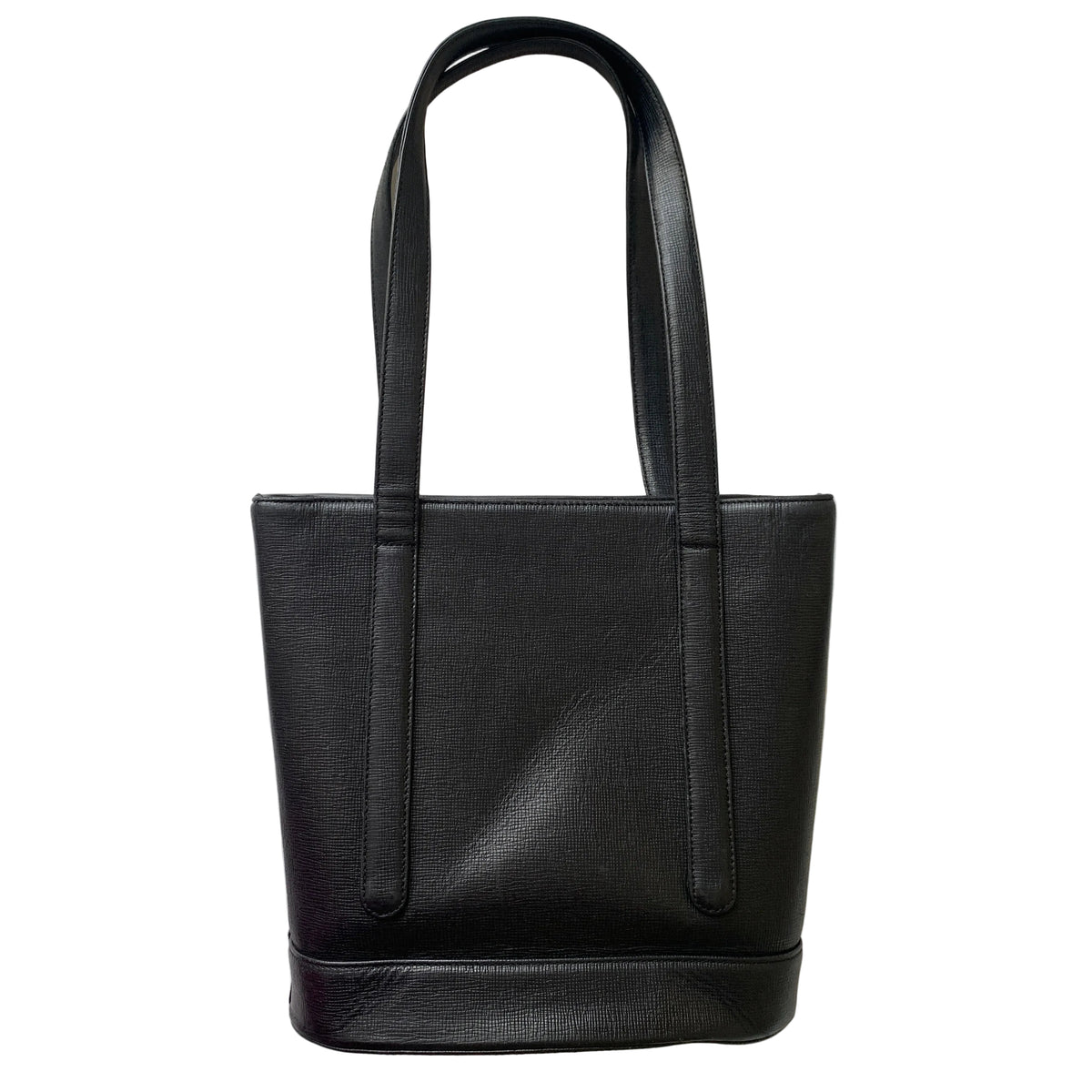 MCM black bucket leather shoulder bag Authentic with COA 10.2x9.3x5.2