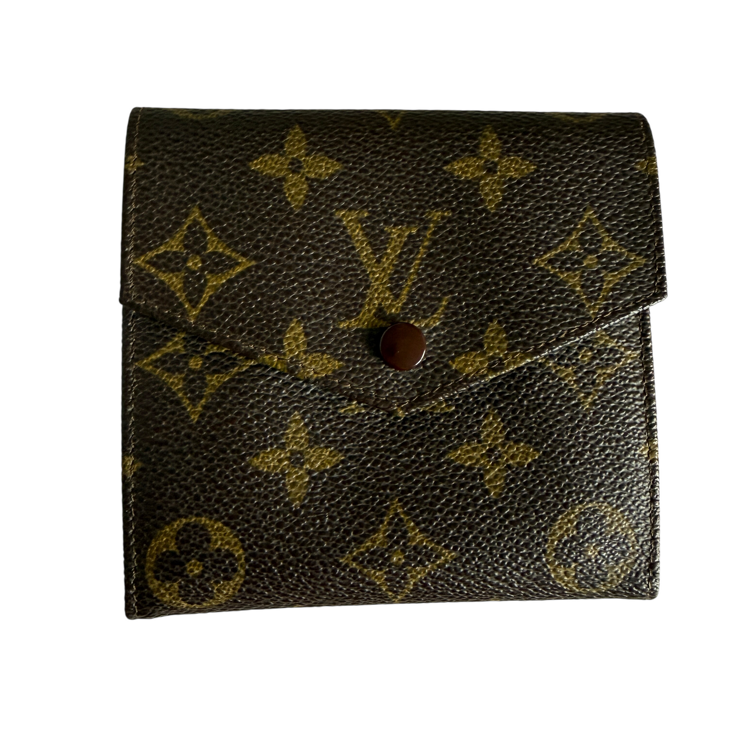 Louis Vuitton monogram tri-fold compact wallet unisex authentic with COA 883 AN