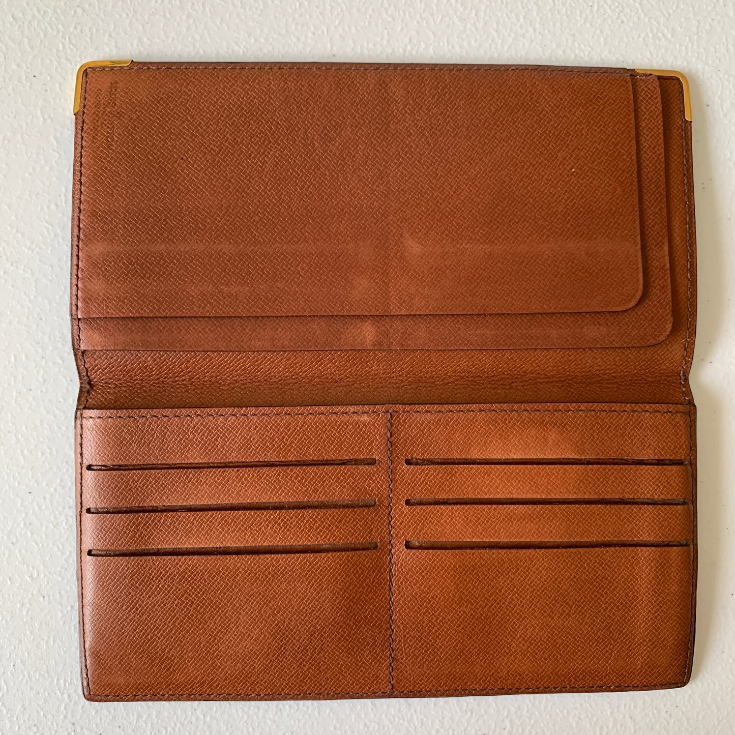 Louis Vuitton monogram long card holder wallet 872 CT authentic with COA