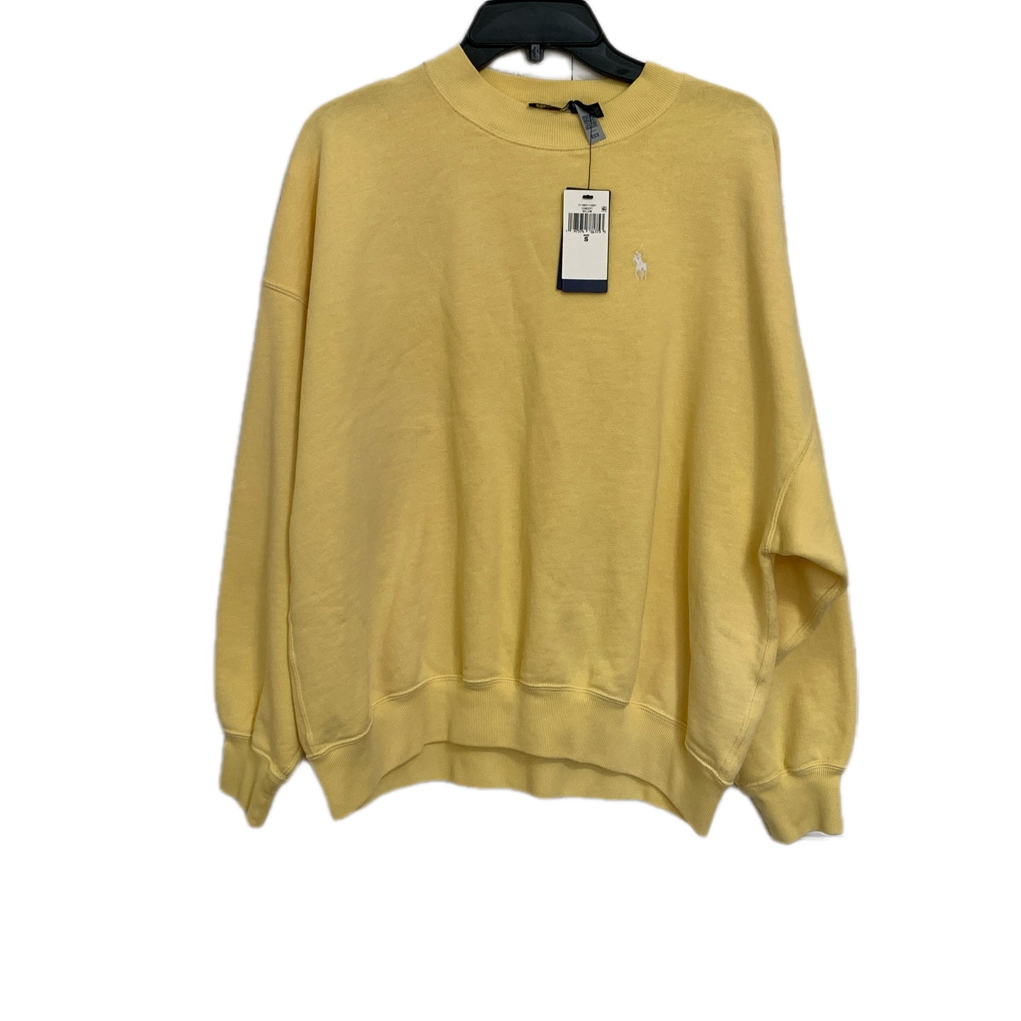 Polo By Ralph Lauren women's NWT yellow sweatshirt size small