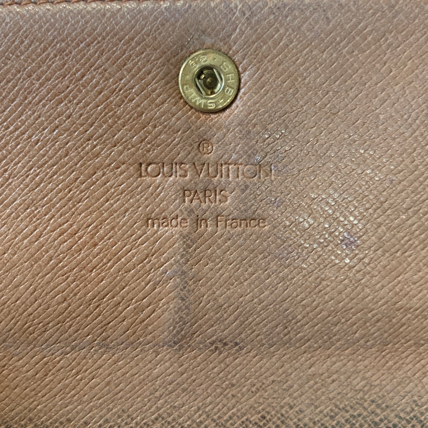 Louis Vuitton monogram Sarah long wallet MI0971 Automatic with COA
