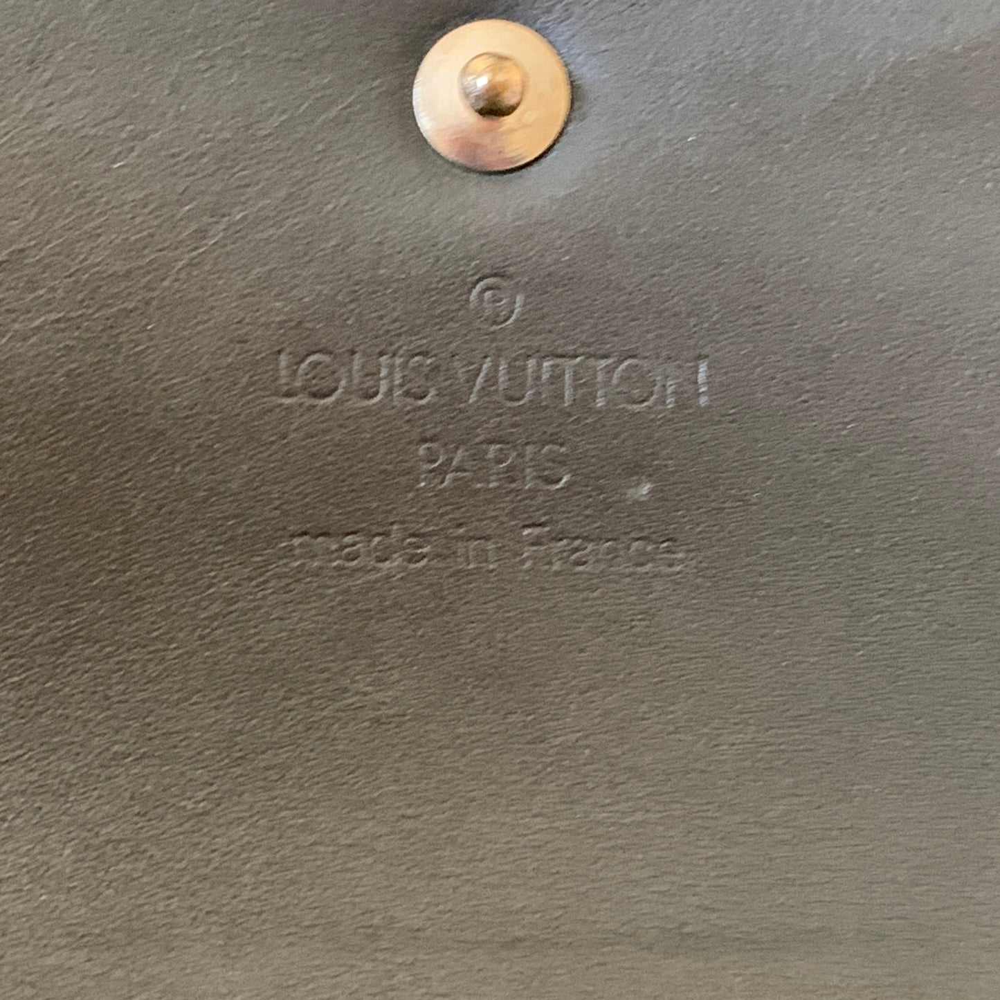 Louis Vuitton matt monogram wallet TH0042 authentic with COA 7.6x4.4