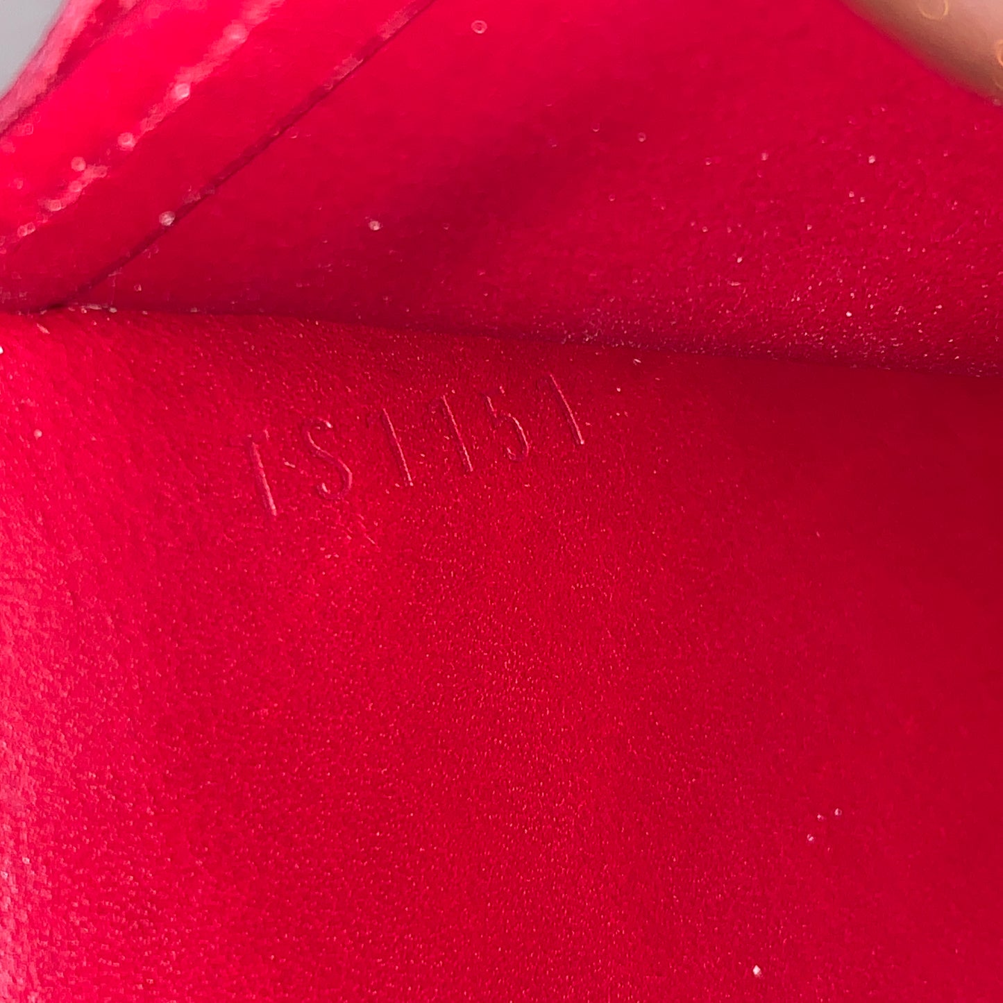 Louis Vuitton vernis monogram long Wallet TS1151 authentic with COA dusty box